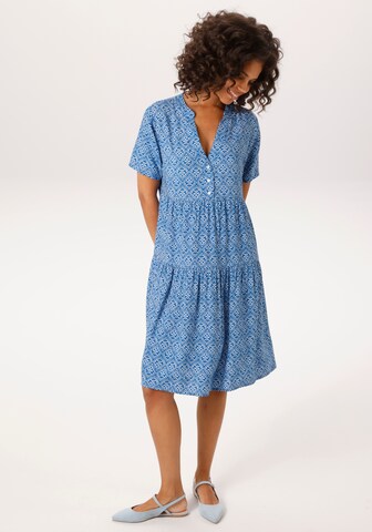 Aniston CASUAL Summer Dress in Blue: front