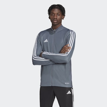 ADIDAS PERFORMANCE Outdoor jacket 'Tiro 23 League' in Grey: front