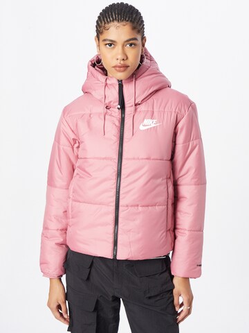 Nike Sportswear Prehodna jakna | roza barva: sprednja stran