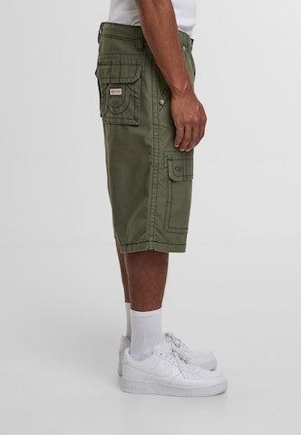True Religion Loosefit Cargobroek 'Vinny' in Groen