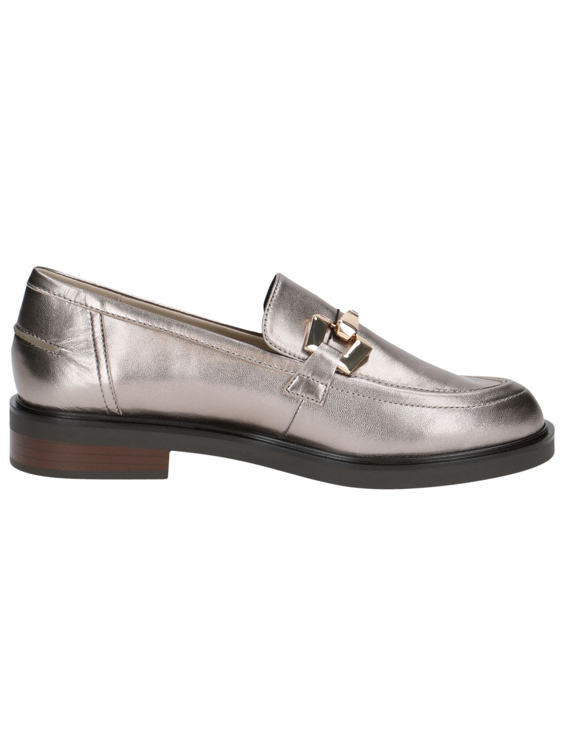 CAPRICE Classic Flats in Gold