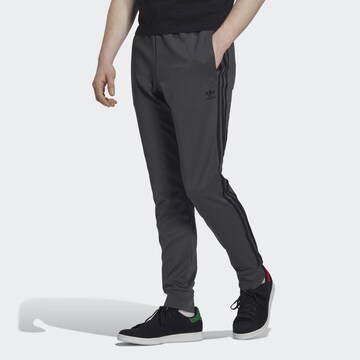 ADIDAS ORIGINALS Tapered Trousers 'Adicolor Classics Primeblue' in Grey