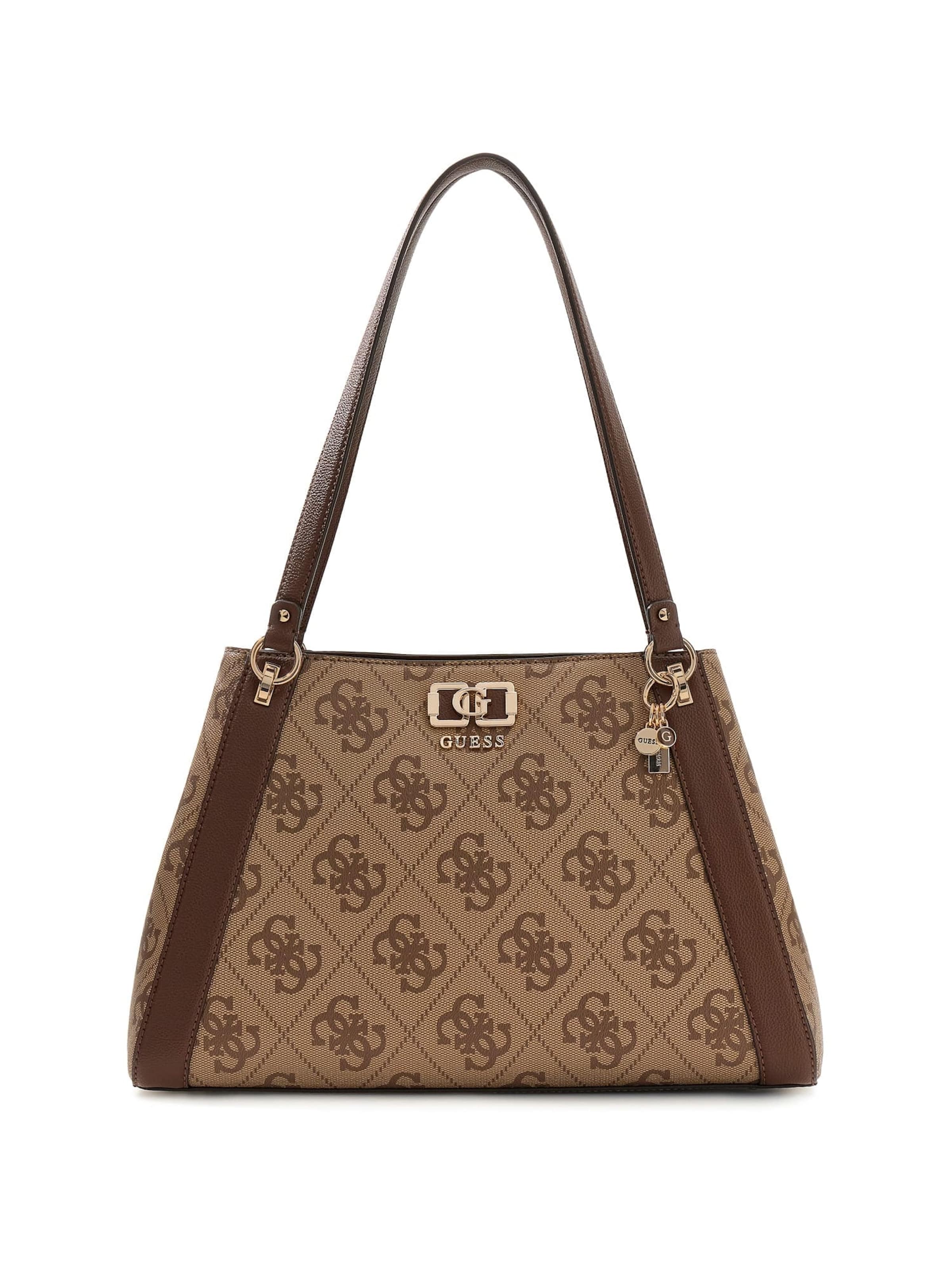 GUESS Shoulder Bag 'Isemay' in Brown: front