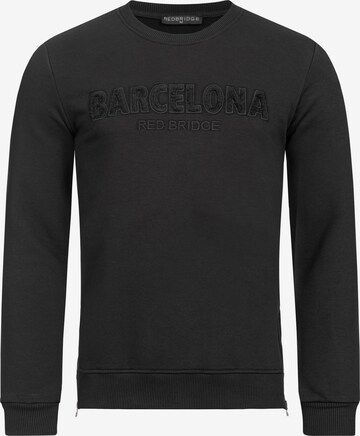 Redbridge Sweatshirt in Black: front