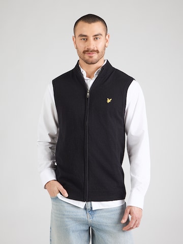 Lyle & Scott - Cárdigan en negro: frente