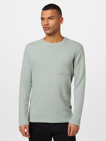 Key Largo - Pullover 'KORFU' em verde: frente