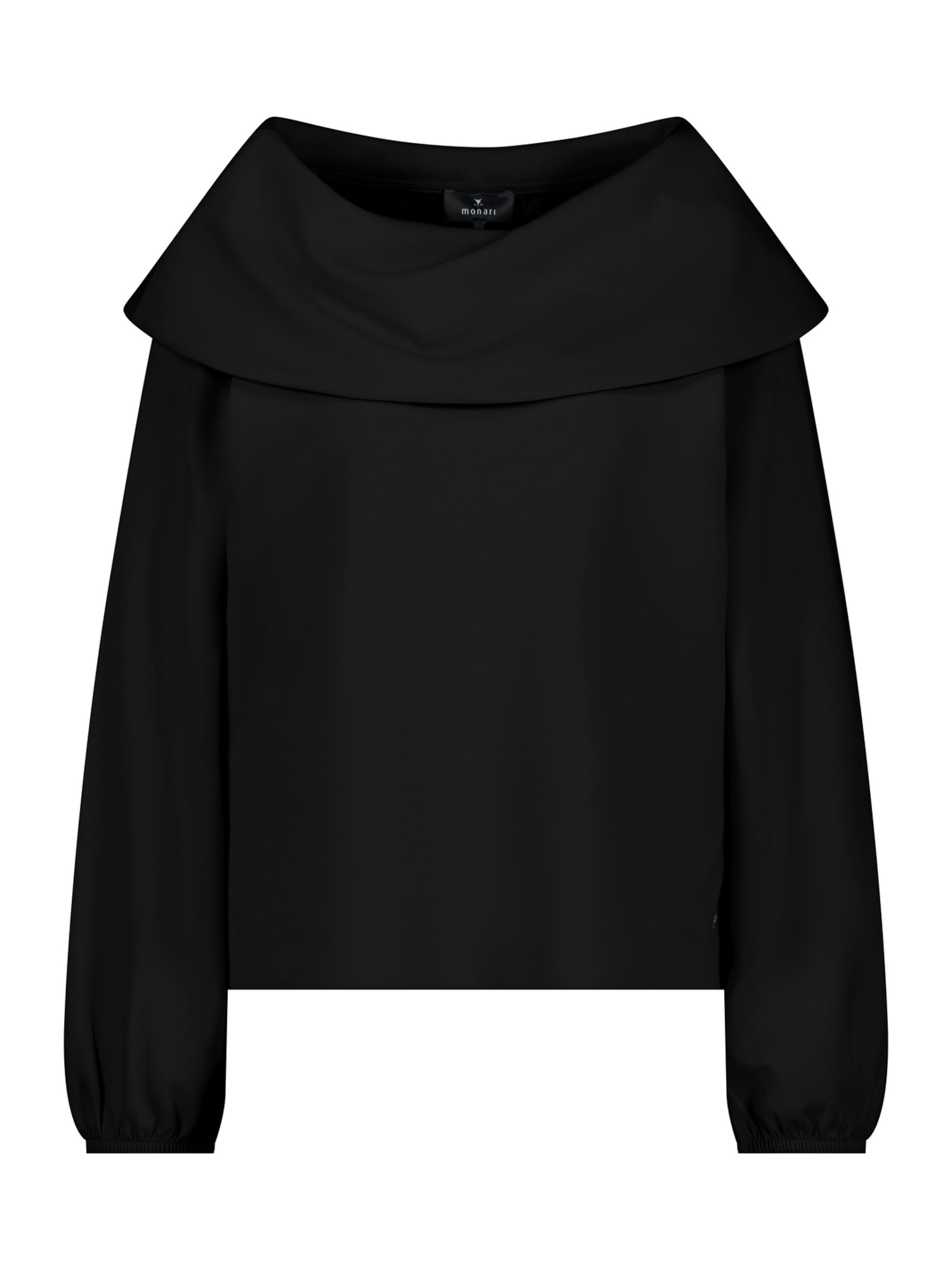 juoda monari Marškinėliai: priekis