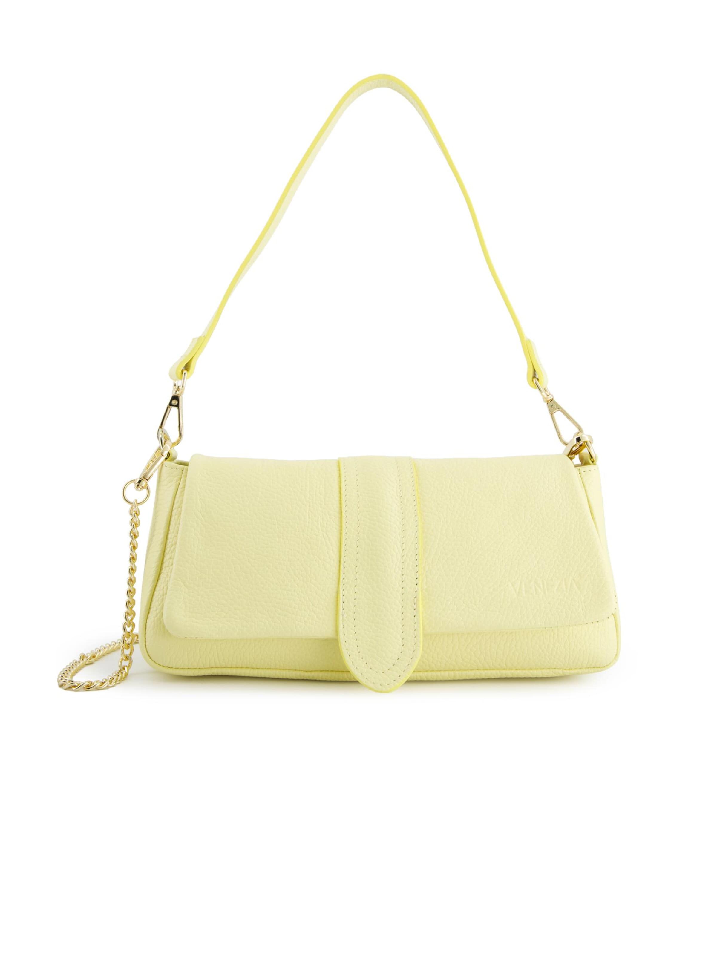 VENEZIA Handbag in Yellow: front