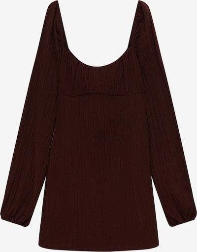 Pull&Bear Robe en brun foncé, Vue avec produit