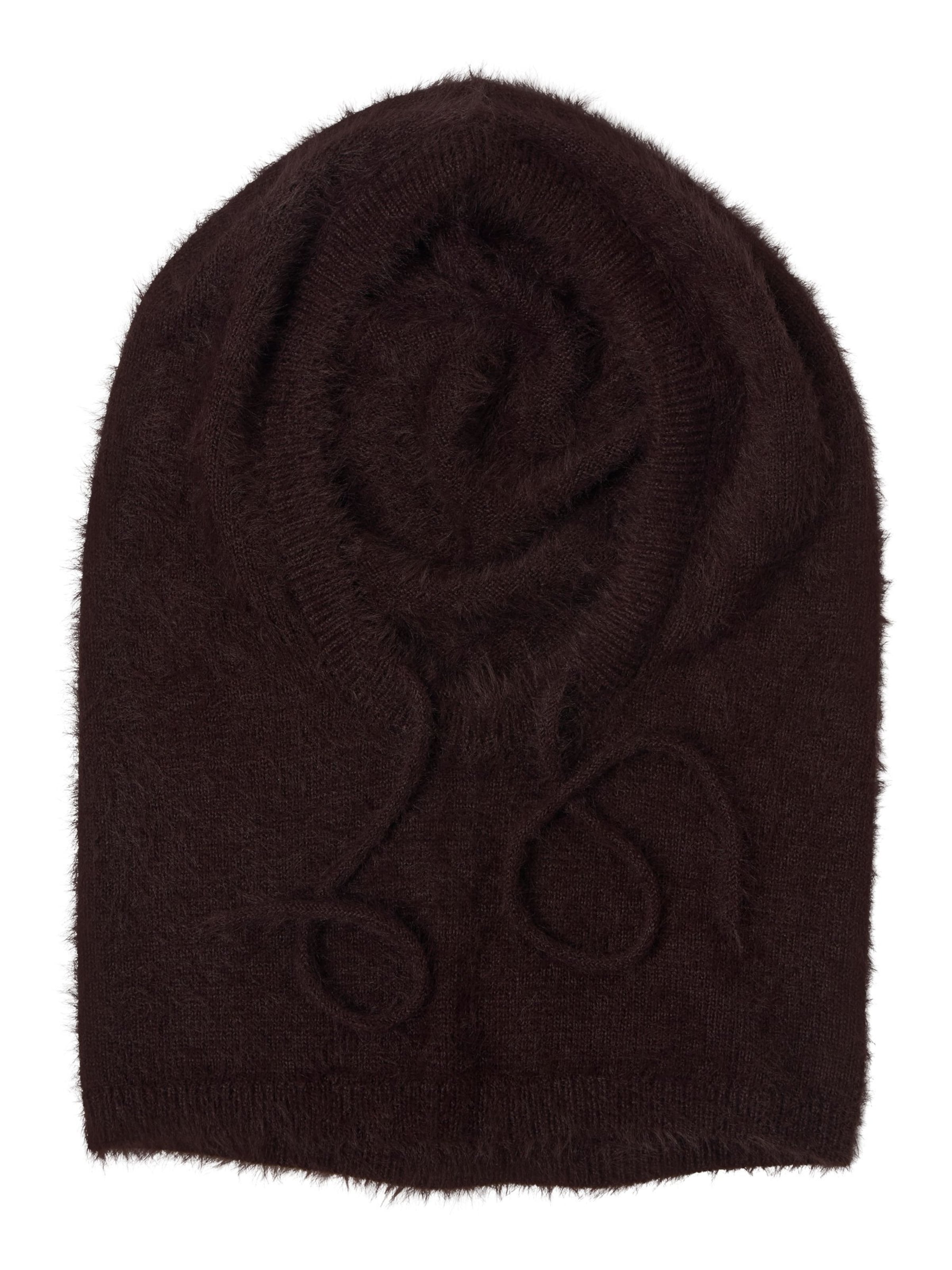 Bonnet OBJECT en marron : devant