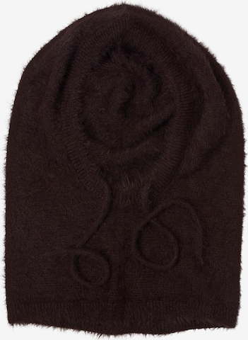 Bonnet OBJECT en marron : devant