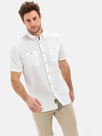 CAMEL ACTIVE Regular fit Button Up Shirt in White