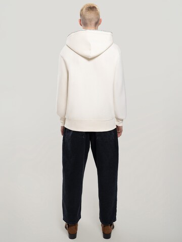 MAD TIGERS Sweatshirt 'Dark Oceans' in Beige