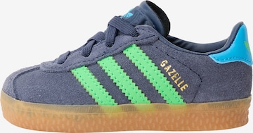 mėlyna ADIDAS ORIGINALS Sportbačiai 'GAZELLE': priekis