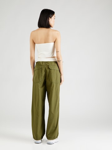 Trendyol Loosefit Kalhoty – zelená