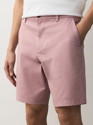 Next Regular Chino Pants in Pink: front