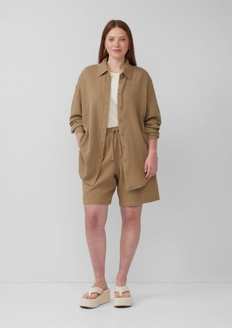 QS Bluse in Grün