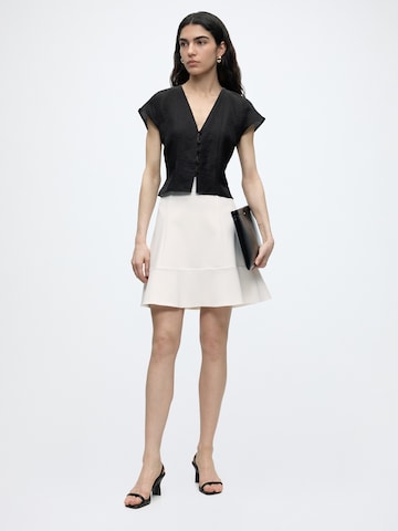 HUGO Kjol 'Rineli' i vit