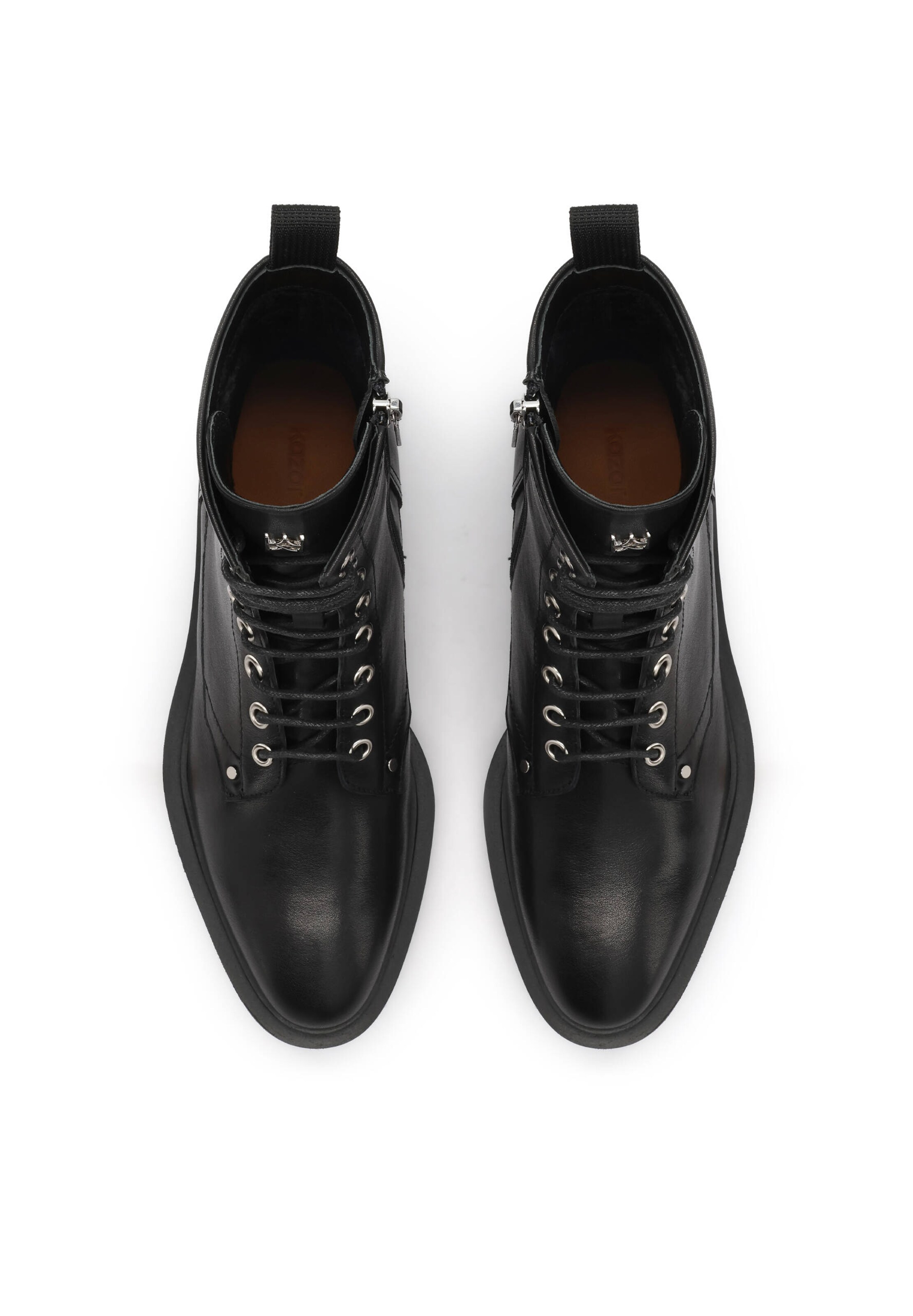 Kazar Schnürstiefelette in Schwarz