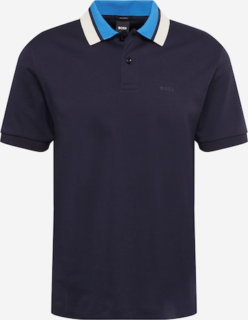 BOSS Black Poloshirt 'Parlay' in Blau: predná strana