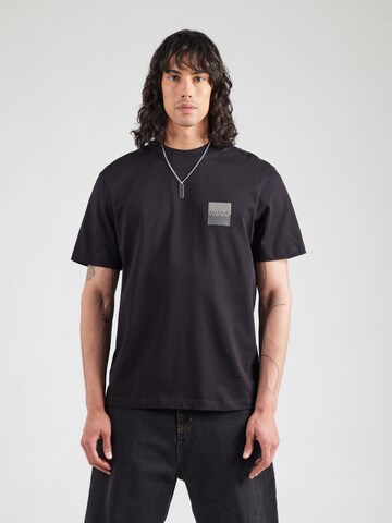 HUGO Shirt 'Dusplito' in Black