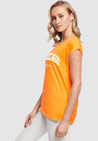Merchcode T-Shirt 'Chicago' in Orange