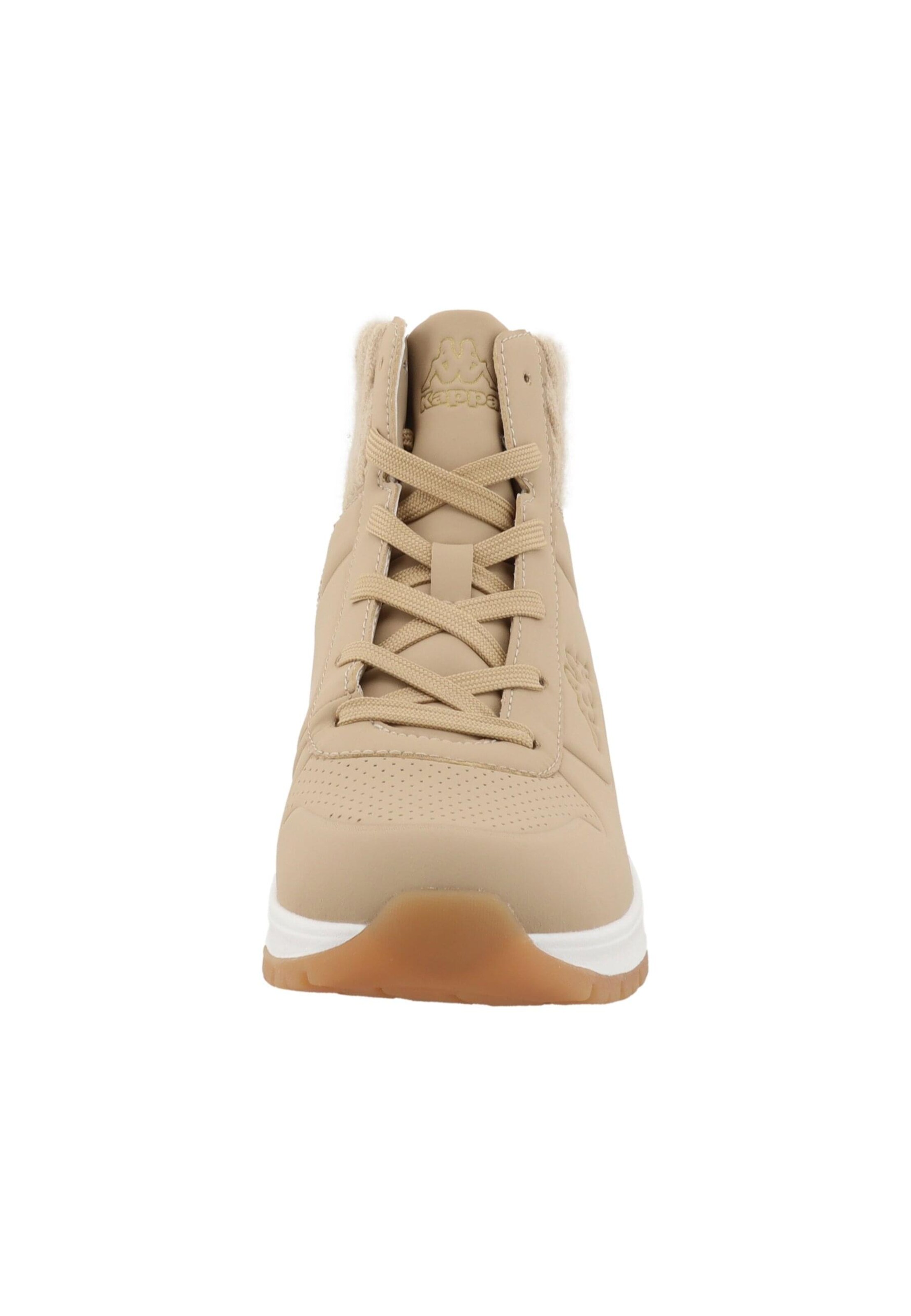 KAPPA Lace-up bootie 'Caroline' in Beige