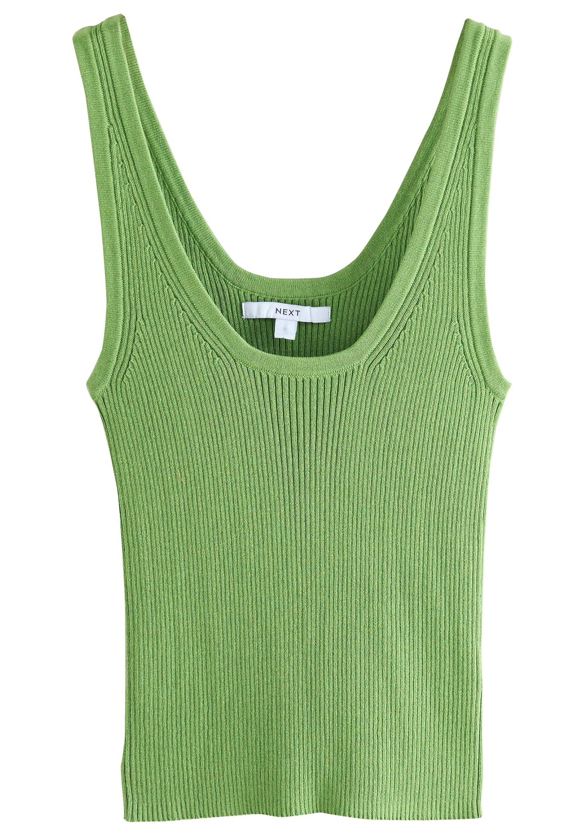 Next Stricktop in Grün: Vorderseite
