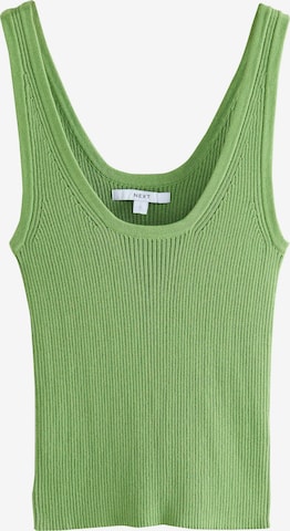 Top brodat de la Next pe verde: față