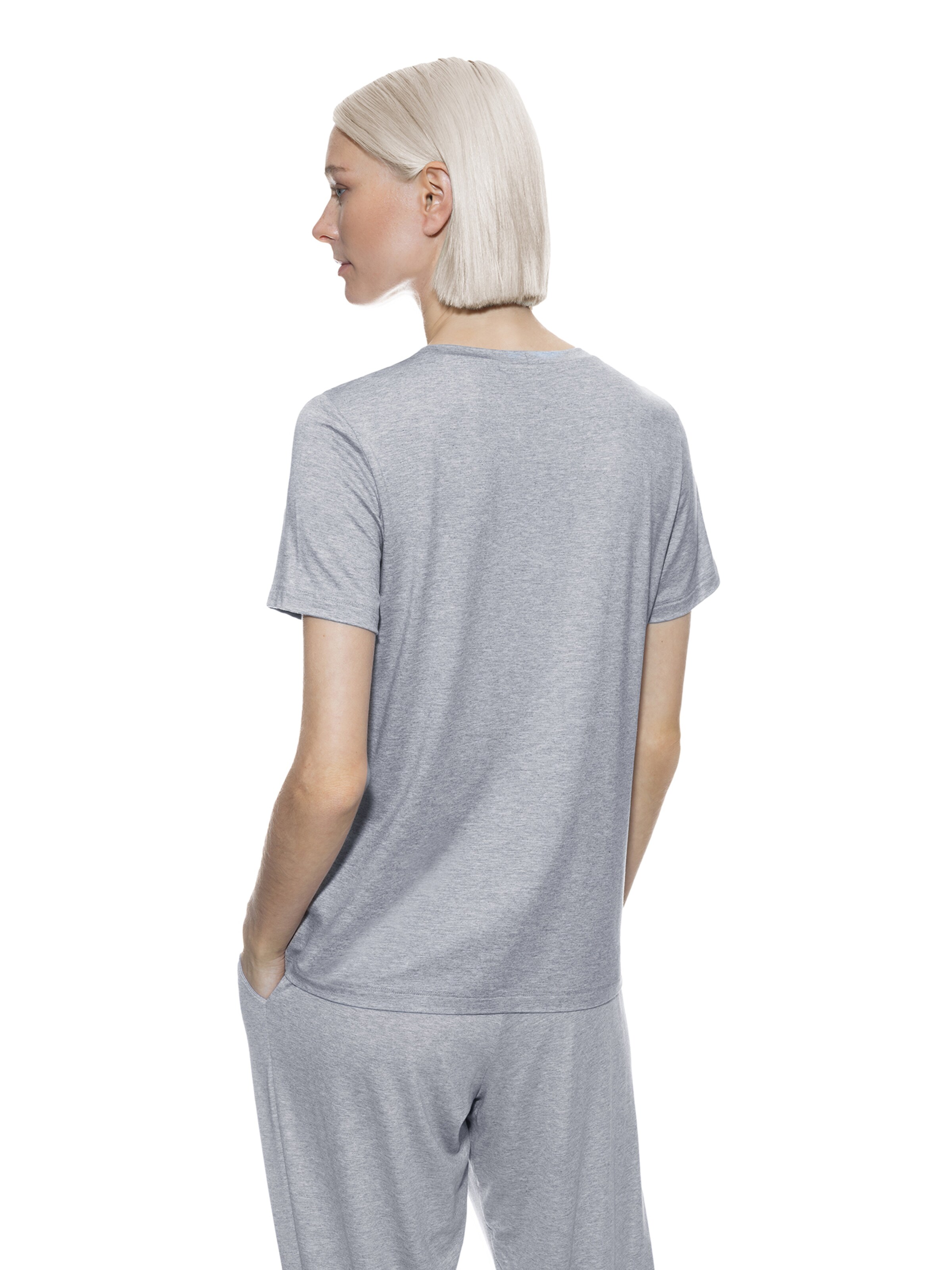 Mey Pajama shirt in Grey