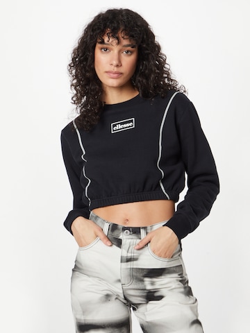 ELLESSE Sweatshirt 'Leggera' in Black: front