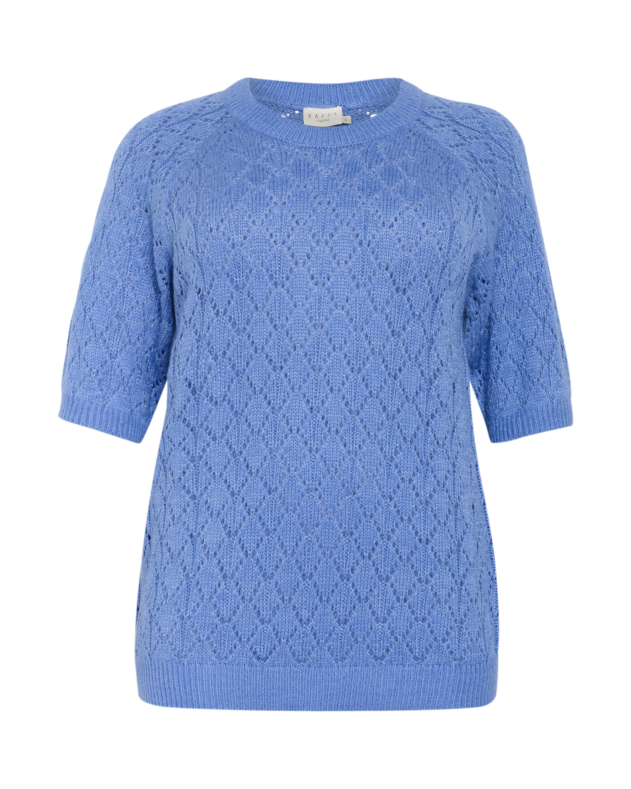 KAFFE CURVE - Pullover 'KCMika' em azul: frente