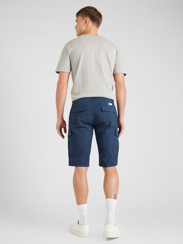 Regular Pantalon cargo BLEND en bleu