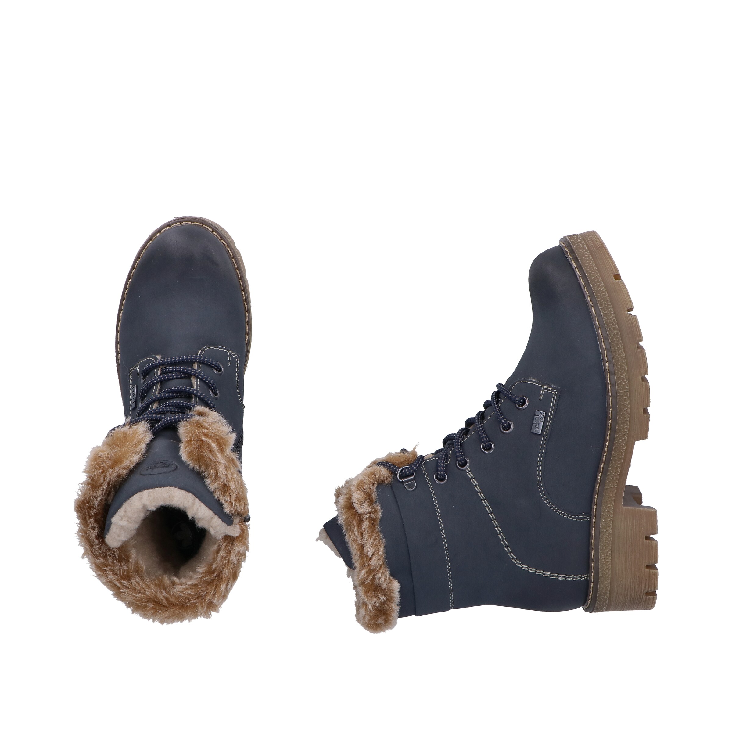 Rieker - Botim com fivela em azul