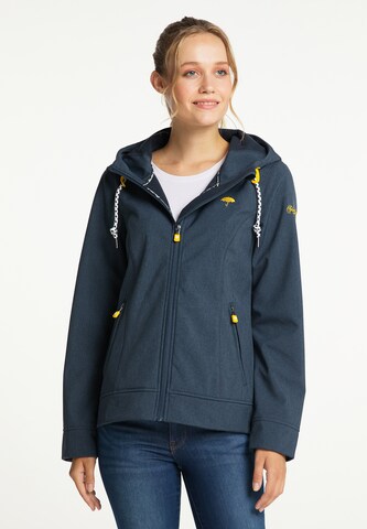 Schmuddelwedda Weatherproof jacket in Blue: front