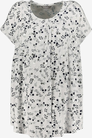 Ulla Popken Ulla Popken Damen große Größen Shirt 794933 in Weiß: predná strana