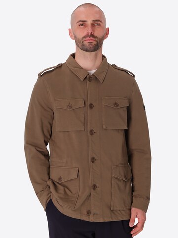 Distretto12 Between-Season Jacket in Brown: front