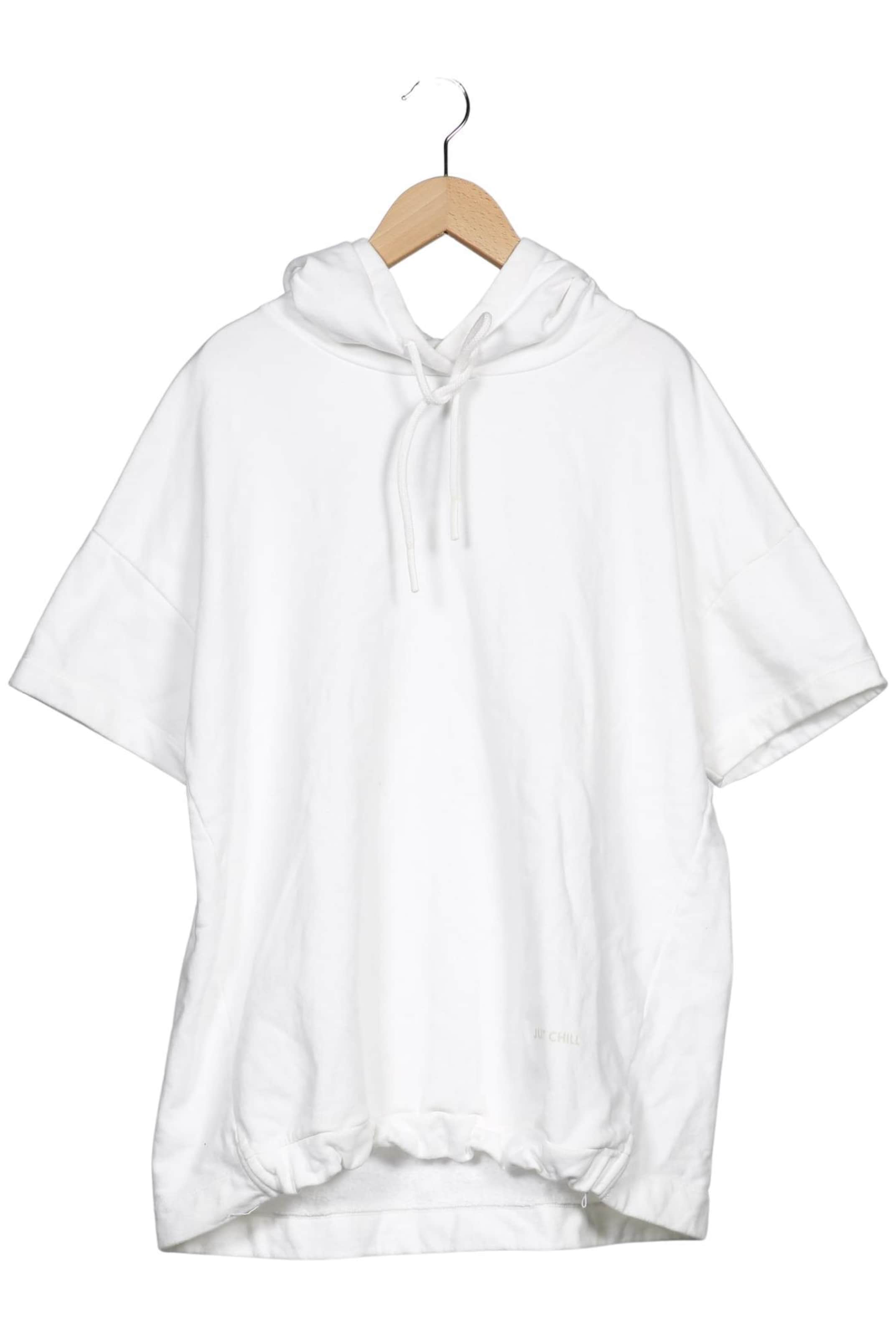 OUI Sweatshirt & Zip-Up Hoodie in XL in White: front