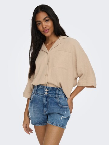ONLY - Blusa 'THYRA' en beige