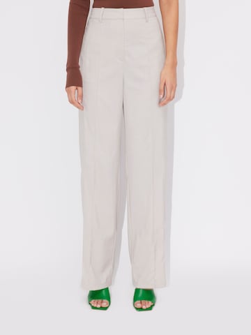 Wide Leg Pantalon 'Elvira' LeGer by Lena Gercke en gris : devant