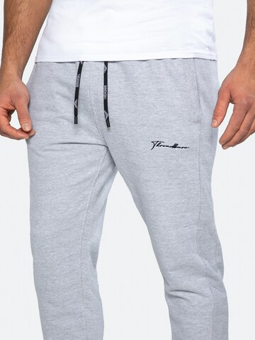 Threadbare Tapered Pants 'Ferry' in Grey