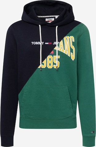Sweat-shirt Tommy Remixed en vert : devant