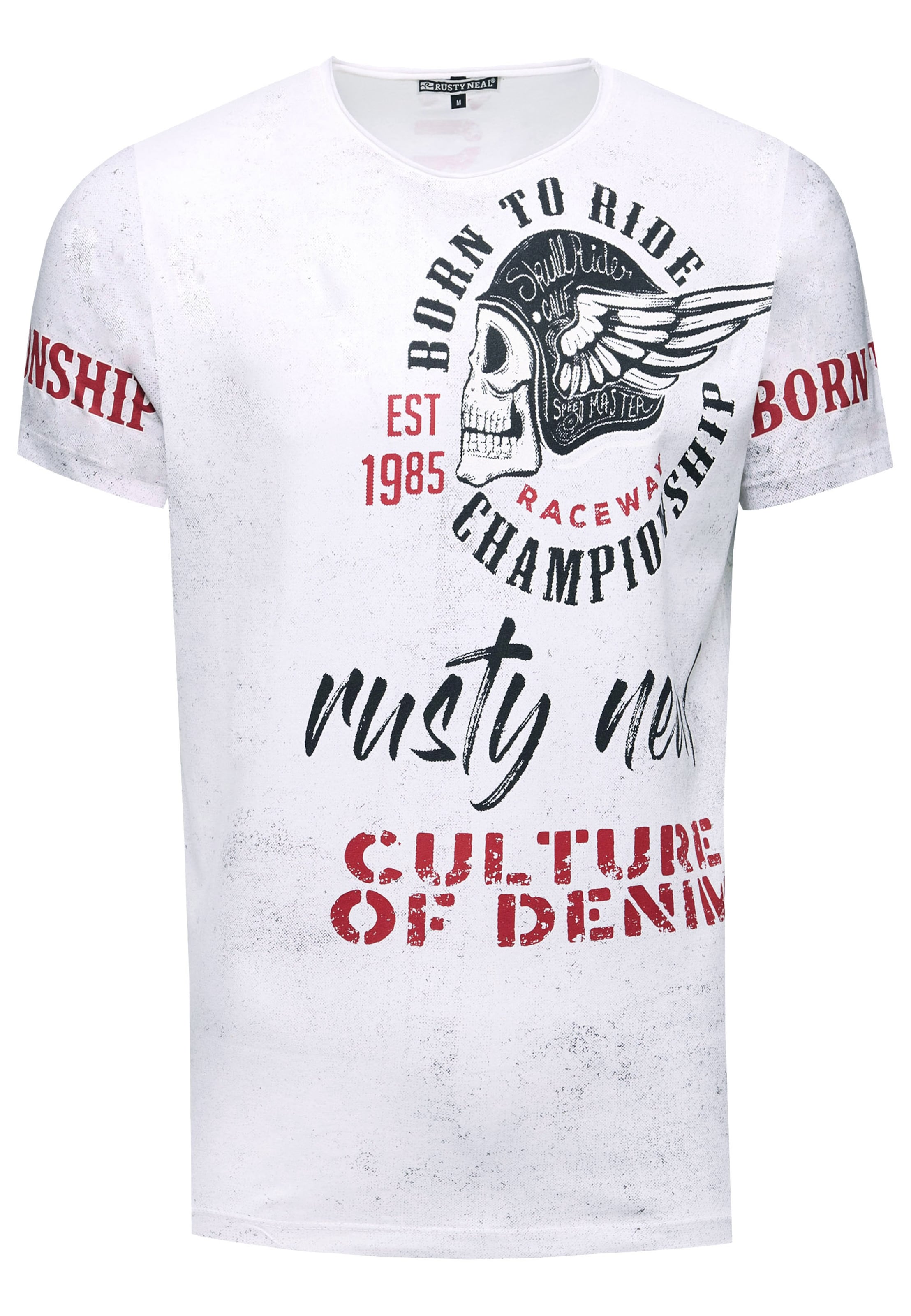 Rusty Neal T-Shirt in Weiß: Vorderseite