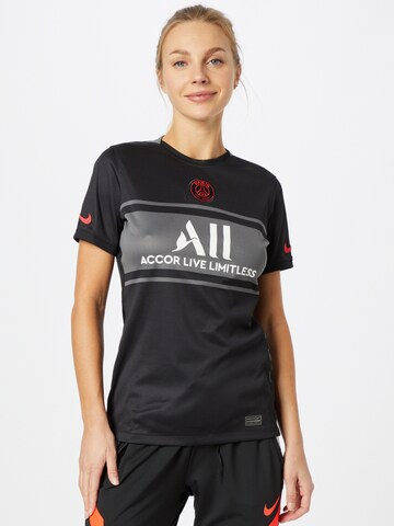 melns NIKE Sportiska stila krekls 'Paris': no priekšpuses
