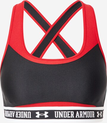 Bustier Soutien-gorge de sport UNDER ARMOUR en noir : devant