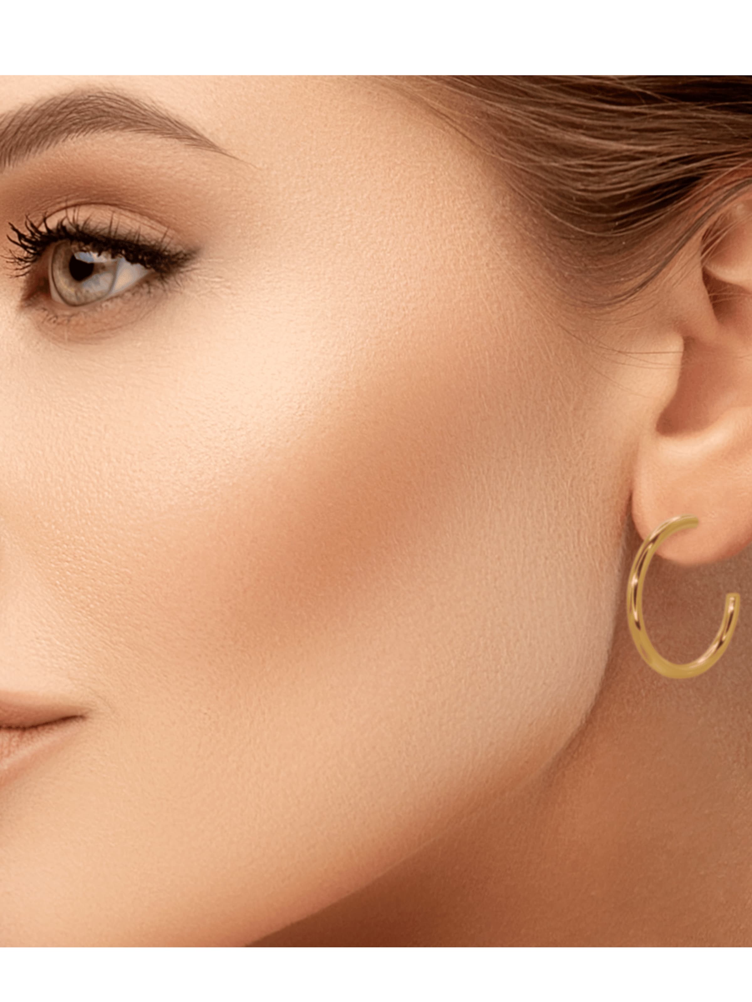 ARS-ARGENTI Earrings 'LUNA LOOP' in Gold