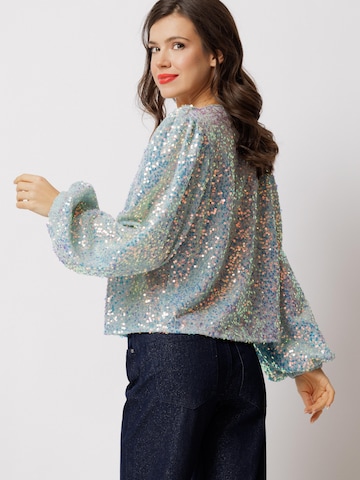 Couture de Marie Blouse 'SOLÈNE' in Blue