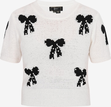 faina Sweter w kolorze biały: przód