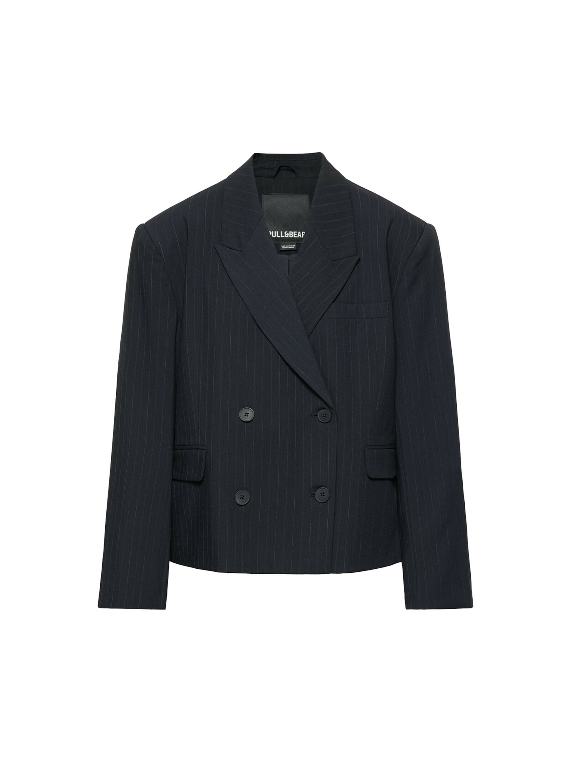 Pull&Bear Sako veličine 36 u morsko plava / bijela, Pregled proizvoda