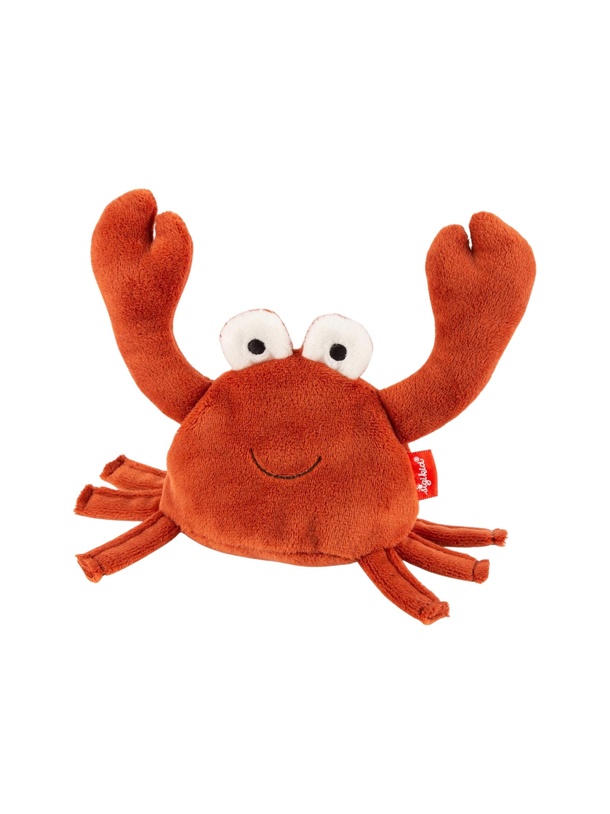 SIGIKID Stuffed animals 'Mini-Kuschler Krebs' in Red: front